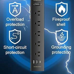 powerstrips with surge protector