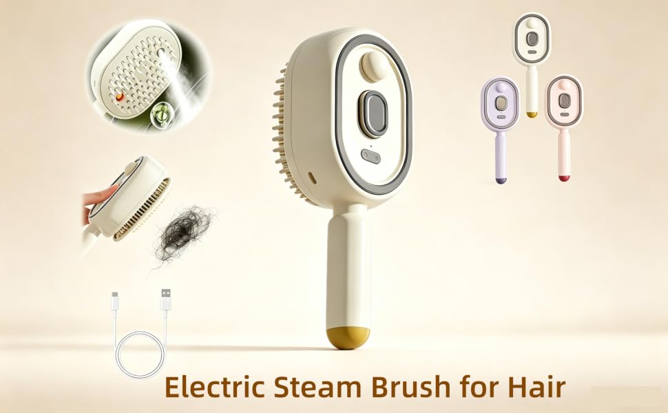 Electric Steam Brush for Hair