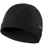 Zylioo Oversize XXL Cloth Swim Cap,Large Fabric Swimmer Caps for Big Heads,Breathable High Elasti...