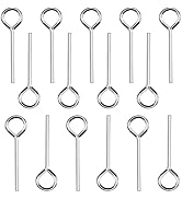Seamaka 15PCS 1/8” Standard Hex Dogging Key with Full Loop(Silver),Metal Wrench Door Key for Push...