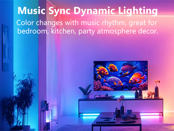 Music sync dynamic Lighting