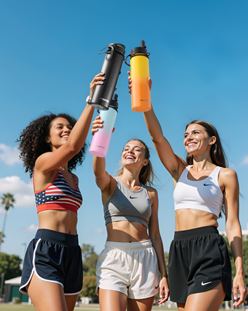 sports water bottle