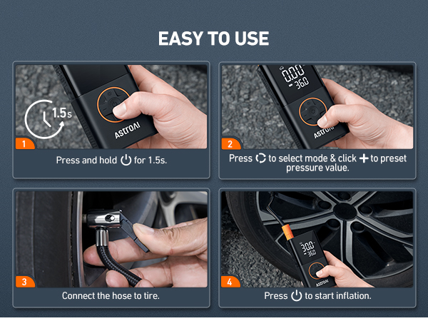 tire inflator portable air compressor