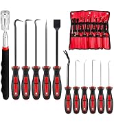 AMM 11Pcs Precision Pick & Hook Set with Scraper and Magnetic Telescoping Tool Kit