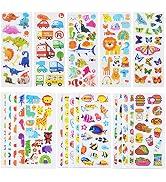 24 Sheets(500+) 3D Puffy Stickers for Toddlers Kids, Bulk Preschool Sticker Sheets for Reward, Cr...