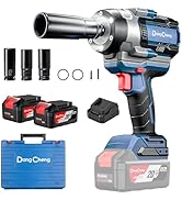 Dong Cheng 20V Brushless Impact Wrench, Max Torque 1700N.m (1254 ft-lbs) 1/2 inch Cordless Impact...