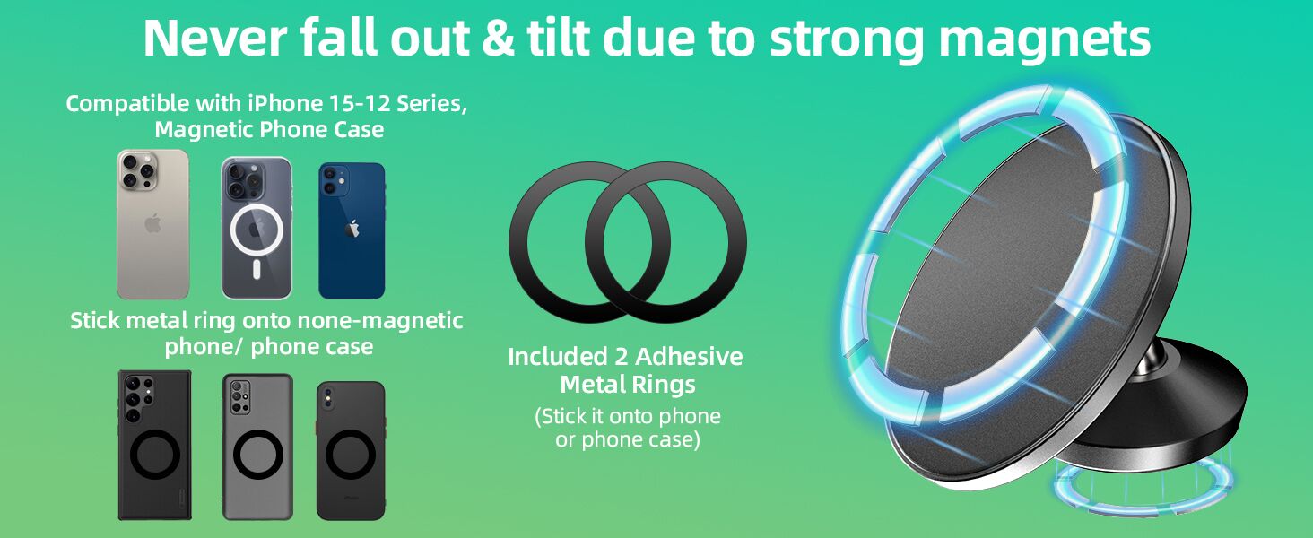 Buddy Gym Magnetic Phone Mount Easy to Use Magnetic Phone Holder Magnetic Mount with Grip