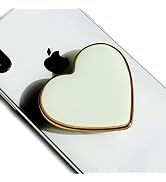 GRIPONG Cute Heart Shape Colorful Gold Enamel Epoxy Expandable Collapsible Mobile Phone Grip Stan...