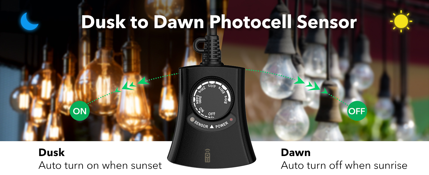 Dusk to Dawn Photocell Sensor