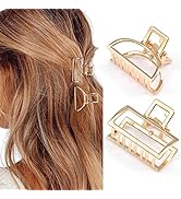 Brinie Hair Claw Gold Hair Clips Mini Non Slip Claw Clips Hair Accessories Daily Party Gift for W...