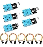 WWZMDiB DHT11 Temperature and Humidity Sensor 3.3V-5V Humidity Measure 20%-95% Temperature Measur...