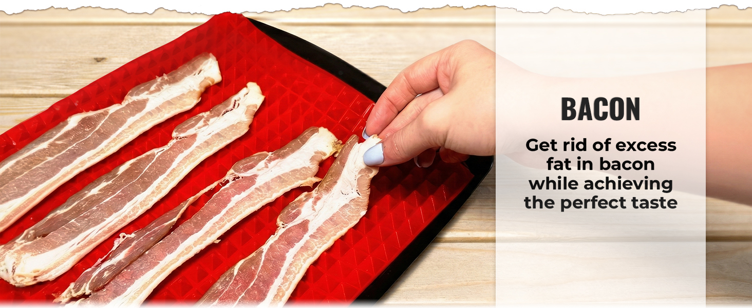silicone sheets for baking silicone mat for baking bacon rack for oven cooking bacon tray