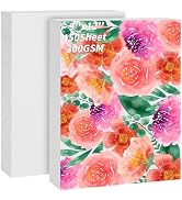 150 Sheets Watercolor Paper Cotton-140LB/300GSM Art Paper-9 x 12 inch Painting & Craft Paper, Fin...