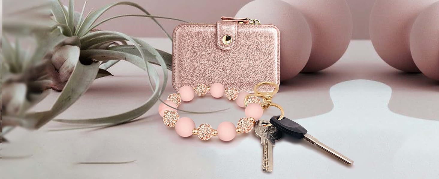 keychain wallet for women wallets for women keychain wristlet wallet