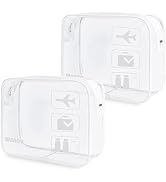 TSA Approved Clear Travel Toiletry Bag wih Zippers Carry-on Travel Accessories Quart Size Toiletr...