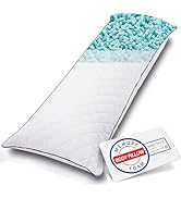 1 MIDDLE ONE Body Pillow, Cooling Memory Foam Body Pillows for Adults Sleeping, Long Pillow for B...