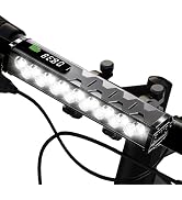 4800 Lumen Bike Lights, USB-C Rechargeable Bicycle Light, Super Bright Bike Lights for Night Ridi...