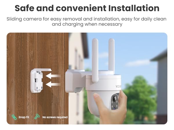 easy to setup solar security camera