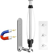 Magnetic Paper Towel Holder, One Hand Operable Paper Towel Holder Wall Mount Self Adhesive and St...