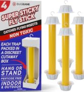 4 sticky fly sticks. Fly trap indoor or outdoor fly trap. House fly trap indoor fly traps outdoor.