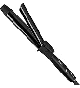 1 1/4 Inch Curling Iron with Clipped Tourmaline Ceramic Barrel Professional 1.25 Inch Hair Curler...