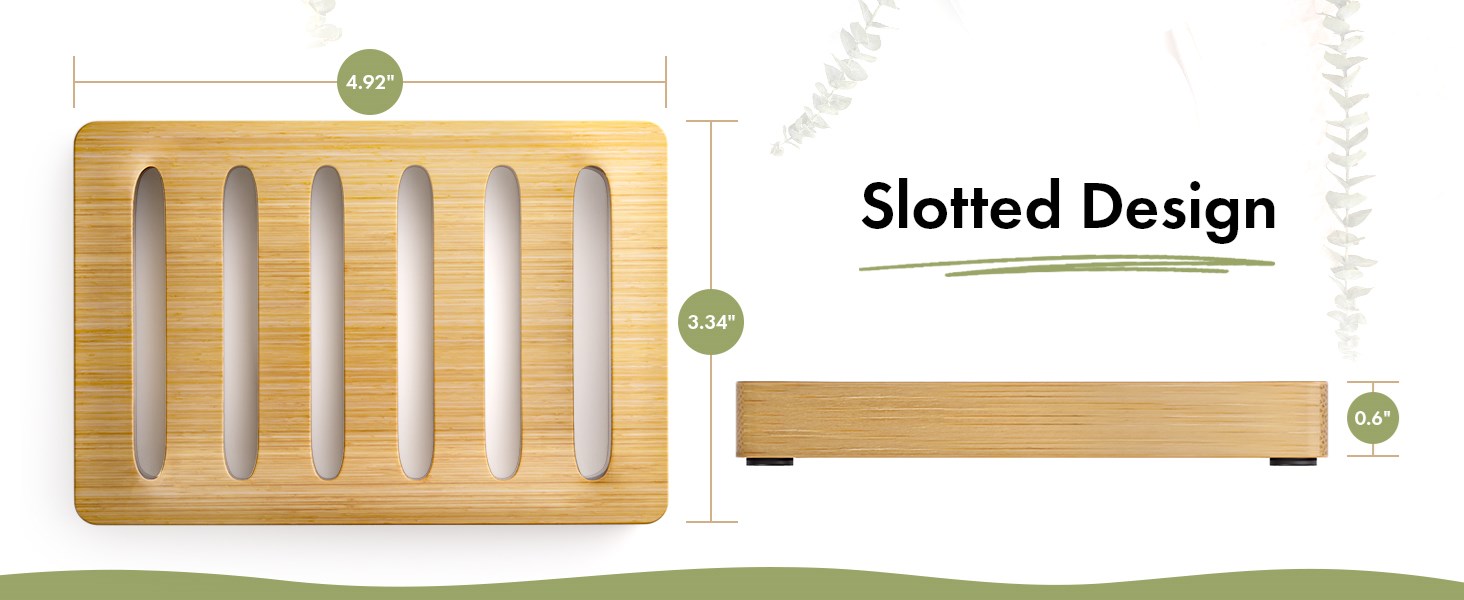 bamboo soap dish
