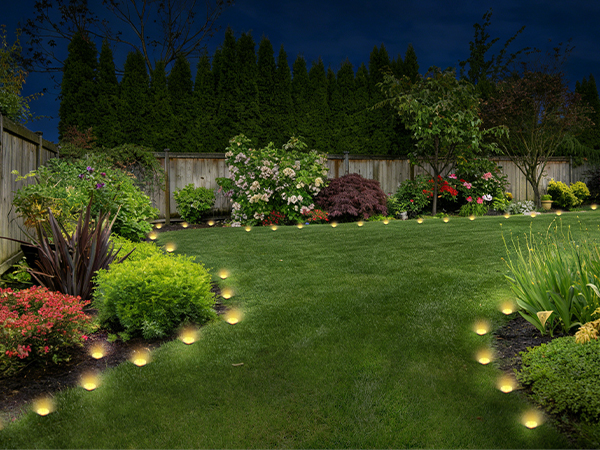 flat solar lights outdoor pathway