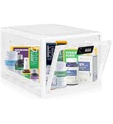 chefeggukk Medicine Lock Box, Office Lockable Storage Cabinet for Fridge Food/Electronics Safe, P...