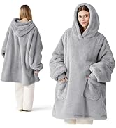 Bedsure Wearable Blanket Hoodies, Blanket Hoodie as Mothers Day Birthday Gifts for Mom Women, War...