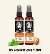 Grandpa Gus's Natural Tick and Mosquito DEET-Free Repellent Spray, 2 Pack | Tick & Mosquito Repel...