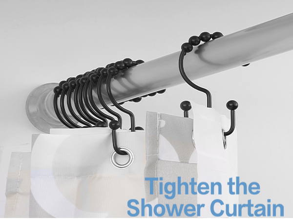 Waterproof shower curtain hooks,rust resistant shower curtain hooks,Waterproof shower curtain hooks