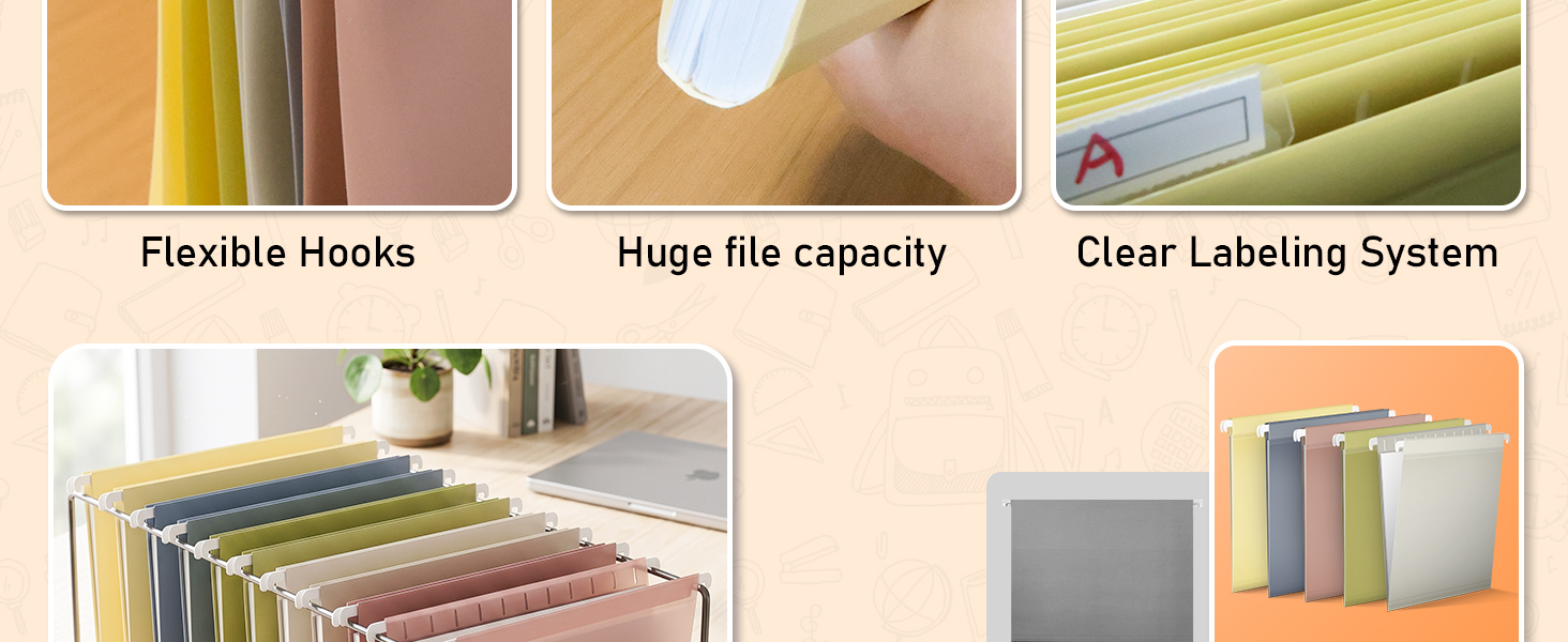 plastic hanging file folders