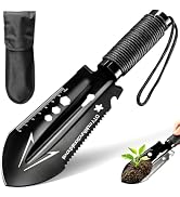 Mini Camping Shovel, 9-in-1 Survival Shovel, Ultralight Backpacking Trowel, Portable Tactical Out...