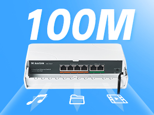 6-Port 100M Outdoor PoE Switch