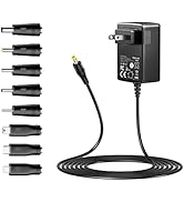 Basicvolt 5V 2A 1A Power Supply Universal AC Adapter, DC 5Volt 1.5A 1.2A 0.5A Replacement Power C...