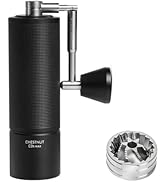TIMEMORE C3S Max Pro Black Manual Coffee Grinder, Stainless Steel, 25g Capacity, Adjustable Coars...