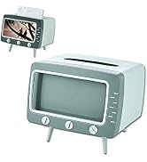 SGVAHY Tissue Box Holder Retro TV Tissue Box Cover Cute and Practical Cell Phone Holder Tampon Ho...