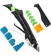 Silicone Caulking Tool,5 in1 caulk remover tool with Grout Scraper,caulking tool kit,Adhesive Res...