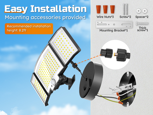 flood light floodlights motion sensor outdoor dusk to dawn security lights