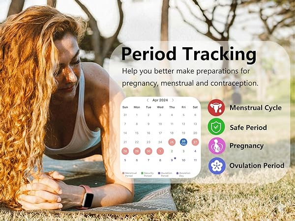 fitness watch with period tracking