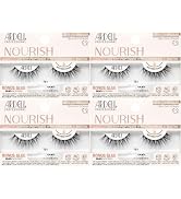 Ardell Nourish Lashes 751 – False Eyelashes with Peptides & Biotin Infused Band, Lash Glue Includ...