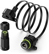 XLTTYWL CAT6 Flat Window Cable Pass Through for Starlink Gen3/4/4X/V5/Mini | Fits Starlink Gen 3...