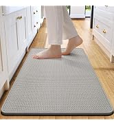 QiCaiJia Waffle Kitchen Mats for Floor, Super Absorbent Kitchen Mat Kitchen Rugs Non Slip Washabl...