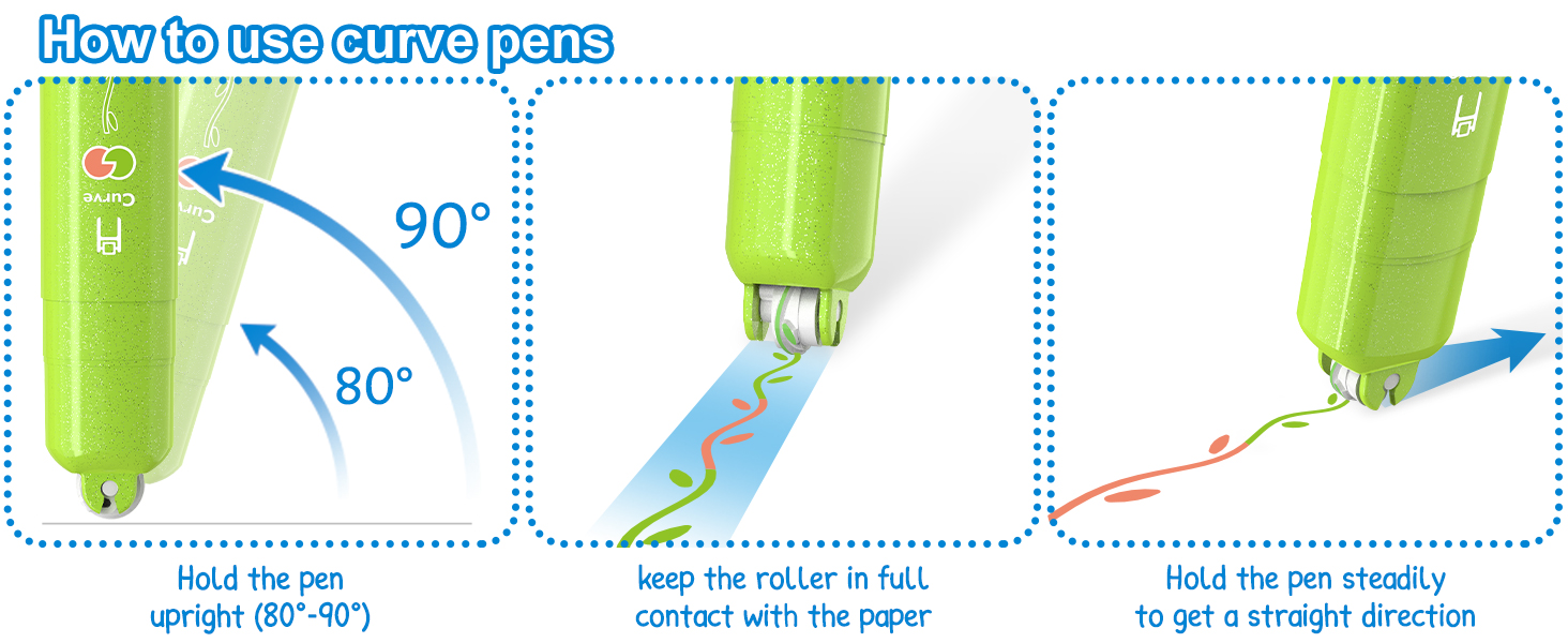 sparkle pens glitter