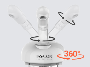Ozone Facial Steamer - TASALON Face Steamer for Facial, Facial Steamer with Removable Water Cup