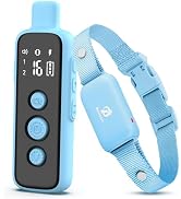 Bousnic Shock Collar for Dogs - Waterproof Rechargeable Dog Electric Training Collar with Remote ...