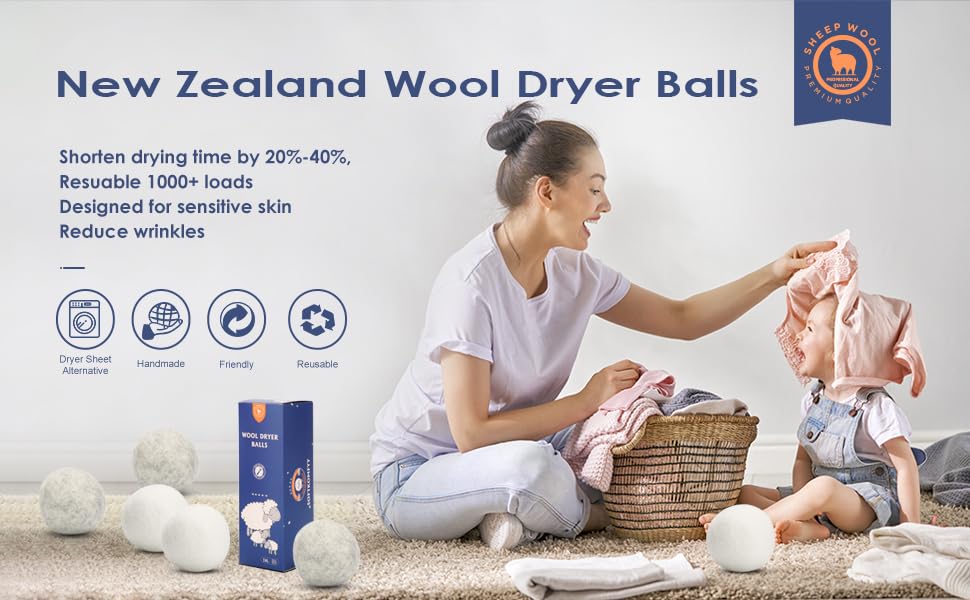 organic wool dryer balls