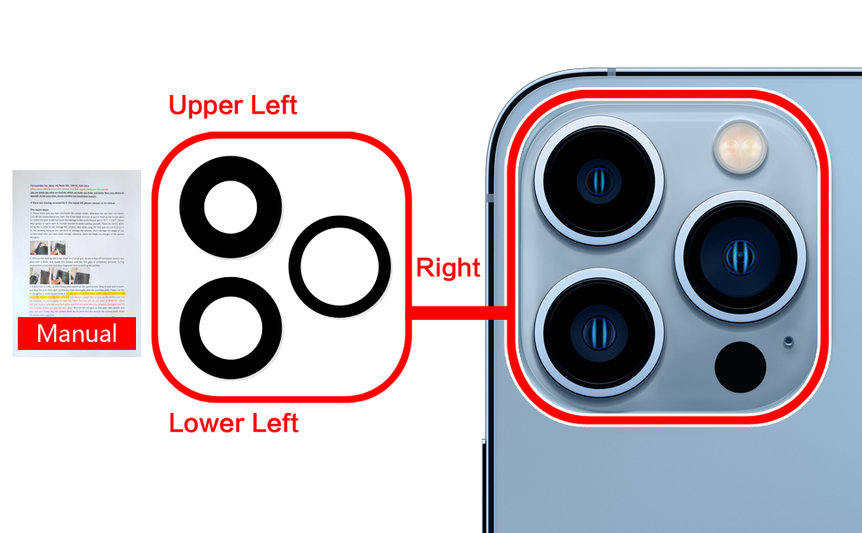 camera lens glass for iphone 13 pro max