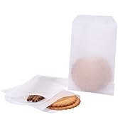 Flat Glassine Waxed Paper Treat Bags 4x6 Semi-Transparent for Bakery Cookies Candies Dessert Choc...
