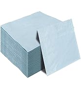 50 Pieces 3-ply Baby Blue Cocktail Napkins Beverage Napkins Dessert Napkins Disposable Paper Napk...
